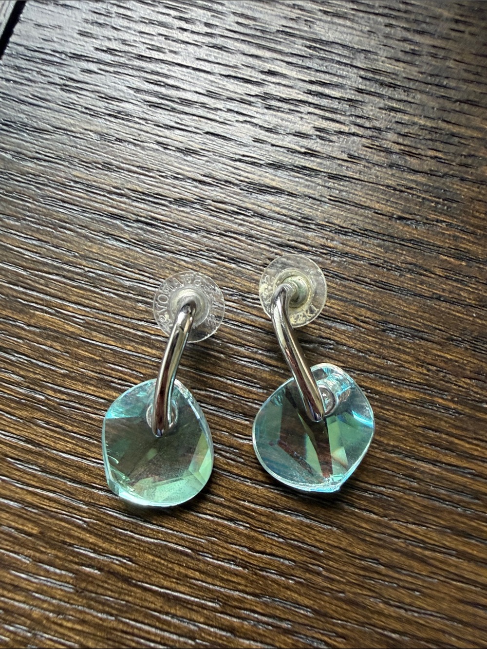 Swarovski iridescent earrings